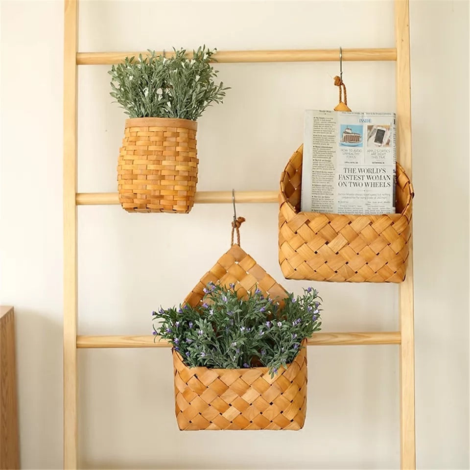 Plaited Wall Baskets